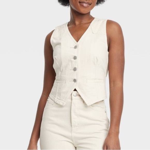 Universal Thread Cream Vest - Picture 5 of 5